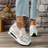 zapatos sin cordones para mujer zapatos casuales con tacón de cuña - details 1
