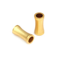 Cuentas de Pulsera de Brasso Dorado Mate Forma de Cilindro Ideal para Hacer Joyería DIY - details 27