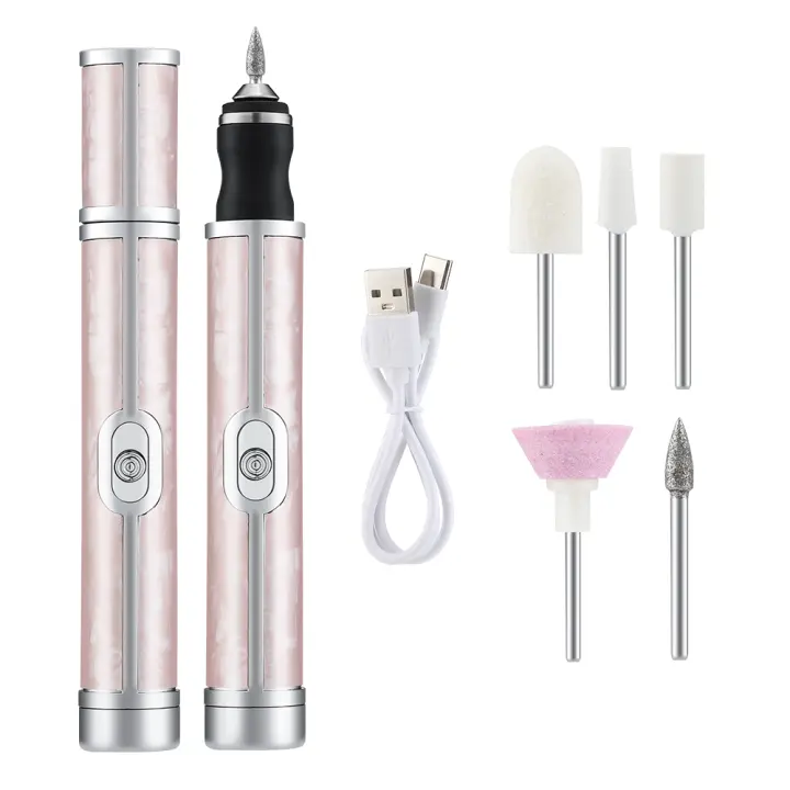Pulidor de uñas Eléctrico recargable, Máquina pulidora para eliminar La Piel Muerta de las uñas, cortador de fresco, equipo de salón de Pulido de Gel - 1