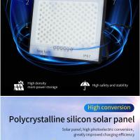 Lámpara Solar De 300W Para Exteriores, Focos Impermeables, Luces Solares Con Control Remoto, Reflector De Pared - details 6