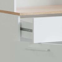 Alacena de Cocina Mueble Auxiliar de 3 Puertas y 1 Cajón Acabado en Blanco Artik y Roble Canadian - details 11