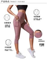 Pantalones cortos deportivos para mujer, pantalones cortos de cintura alta con bolsillos laterales para correr, yoga, gimnasio y secado rápido - details 5
