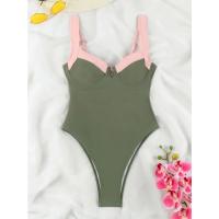 Traje de baño de una pieza, Bikini para mujer, nuevo estilo, traje de baño empalmado, diseño integrado, traje de baño cómodo y elegante - details 8