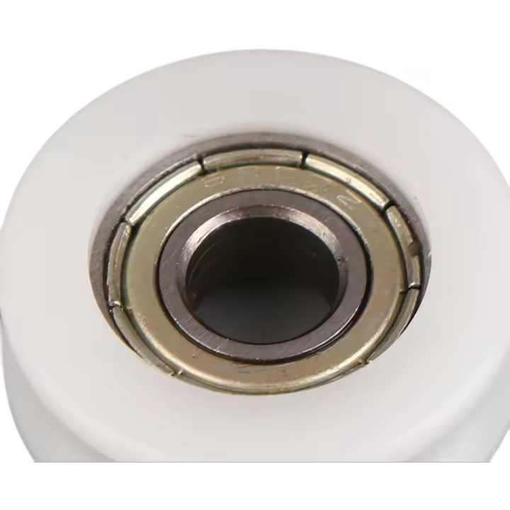 Rueda De Deslizamiento Para Puerta Y Ventana 626 Pulley Con Eje De 6*22*7MM Rueda Plana Ranura U Nylon Material De Inyección - 1