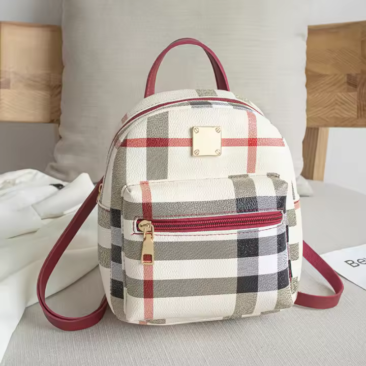 Mochila a Cuadros para Niños, Nueva Versión neorea, Bolso Pequeño Cruzado a la moda, 2024 - 1