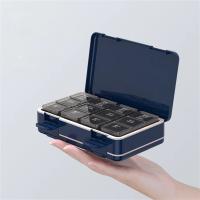 Organizador semanal de pastillas de 7 días y 24 rejillas, caja organizadora de pastillas extraíble a prueba de fugas, organizador de medicina portátil de gran capacidad - details 3