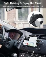 Accesorio universal para instalación móvil con ranura, cabezal de bola de 17 mm para teléfono, soporte para ranura para CD de coche - details 5