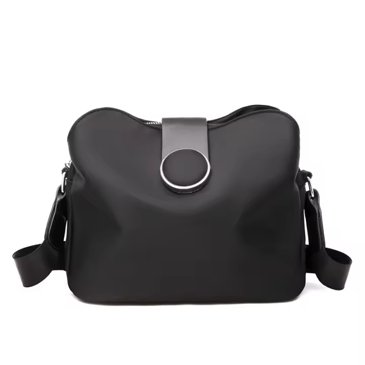 Bolso de hombre de Nailon Simple para Mujer, Bolsa de Mensajero impermeable, Bolso de Viaje, Bolso Pequeño, Bolso de Ocio - 1