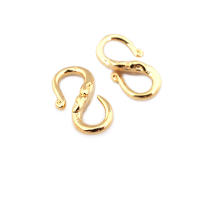 Cierre de latón color oro de 18K en forma de S y M para pulseras y collares, suministros para la fabricación de joyería, accesorios para bricolaje. - details 53