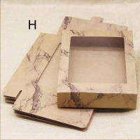 Caja de papel grande con ventana para regalo de Navidad, almacenamiento de pasteles, galletas, embalaje de boda para fiesta en casa, 10 piezas - details 13