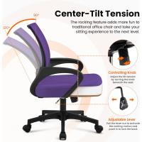 Silla de Oficina Ergonómica Transpirable, Ajustable en Altura, Soporte Lumbar, Giratoria para Max 136 KG - details 15