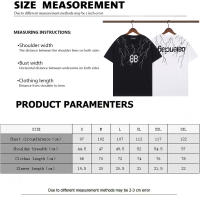 2025 Camisas casuales básicas de moda de verano, camisetas holgadas de algodón puro para hombres y nuevas camisas de manga corta para parejas con estampados de logotipos en la parte delantera - details 14