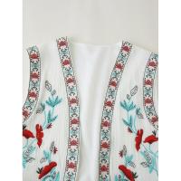 BUNO-Chaleco bordado con flores para mujer, chaleco bordado romántico multiestilo, vacaciones de verano, fecha de Picnic, novedad de 2025 - details 3