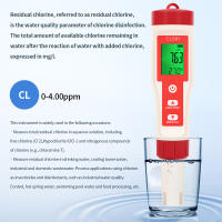 Bolígrafo Detector de calidad del agua 5 en 1, medidor de cloro, PH, H2, ORP, TEMP, CL2, probador, multifunción, Monitor de cloro para piscina, Spa - details 8