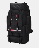 Bolsas de Trekking de 130L para hombre, mochila de escalada con cordón de rayas reflectantes para acampar al aire libre, senderismo, bolso de viaje, mochilas de equipaje - details 12