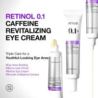 Anua Retinol 0.1 Caffeine Revitalizing Eye Cream, Under Eye Cream For Hydration, Glow Up Eye Contour, Niacinamide, Retinol For Face, Night Cream For Eye Care, Korean Skin Care (30g/1.05oz) - details 1