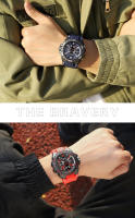 Reloj Deportivo para Hombres SMAEL Modelo SL-8071 con Doble Pantalla Movimiento de Cuarzo Resistente al Agua 50M Material TPU+Plástico Correa de 250mm - details 18
