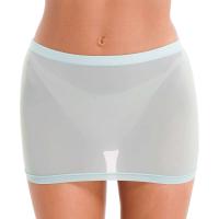 Minifalda BO elástica de tubo transparente para mujer, transparente, con lazo en la cadera, sexy, adecuada para discotecas - details 43