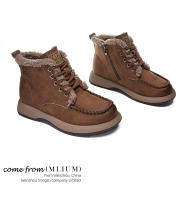 Nuevos zapatos casuales de terciopelo de algodón versátiles botas de nieve de suela gruesa. - details 14