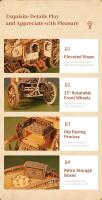 Robotime Rokr Stage Music Box rompecabezas de madera 3D para adultos cumpleaños aniversario regalo Hobby STEM Kits modelo fácil de construir - details 7