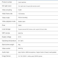 Minicámara inalámbrica 1080p HD, cámara de red Wifi para el hogar, visión nocturna, vigilancia de seguridad - details 14