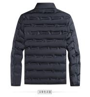 Chaqueta de plumón de grafeno para hombre, abrigo plisado a prueba de viento, cuello levantado, clásico, cálido, invierno - details 4