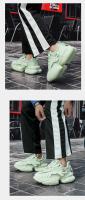 Primavera otoño moda transpirable hombres zapatillas 2025Nuevo encaje hasta suela gruesa elevada zapatos vulcanizados de los hombres Tenis Masculino - details 21