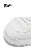 Nuevas Zapatillas De Cuero En Relieve, Zapatos Casuales Cómodos De Suela Gruesa Y Súper Suaves - details 5