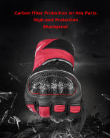 Guantes cálidos de fibra de carbono para motocicleta, impermeables, a prueba de viento, de cuero, reflectantes, para Invierno - details 3
