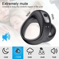 Anillo vibrador Leten para hombre, anillos para retrasar la eyaculación, anillo para parejas, Juguetes sexuales para adultos, masturbador masculino - details 0