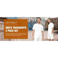 Opomelo Conjunto de 2 piezas para hombre - Conjuntos casuales de verano de manga corta para hombre con bolsillo tipo cargo - details 0