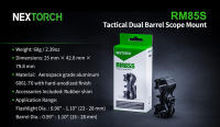 Linterna Táctica Nextorch RM85S de Fácil Instalación y Liberación para Cuerpo de Linterna de 23-28mm Aleación de Aluminio Aerospace Grado Adecuado para T5/T7/T53/T5G/TA30C/TA5/PA5 Etc. - details 6