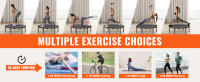 SucceBuy Mini trampolín plegable, reboteador de fitness, silencioso y estable, para adultos, entrenamiento de ejercicio en interiores/jardines - details 4