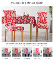 Funda de LICRA para silla de Navidad, 1 pieza, para comedor, elástica - details 2