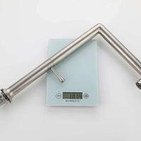 Grifo creativo de acero inoxidable 304 de Oro pulido, mezclador de cubierta de fregadero giratorio de 180 grados, grifos de lavado de cocina - details 7