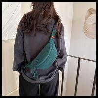 Bolso pequeño de pana para mujer, informal, grande, estilo Hip Hop, para deportes, Color sólido - details 10