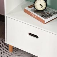 Madera para Niños para Libros Juguetes DVD con 4 Estantes 1 Cajón Tablero de 2 Colores Diseño - details 3