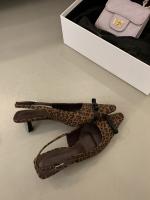 Impresionante Belleza Francés Sandalias de Tacón Alto con Estampado de Leopardo Zapatos de Mujer - details 21