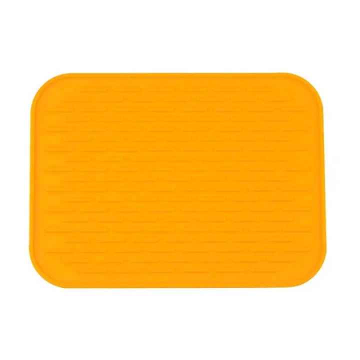 Mantel Individual rectangular de silicona resistente al calor, accesorios de cocina multifunción, soporte antideslizante para ollas - 1