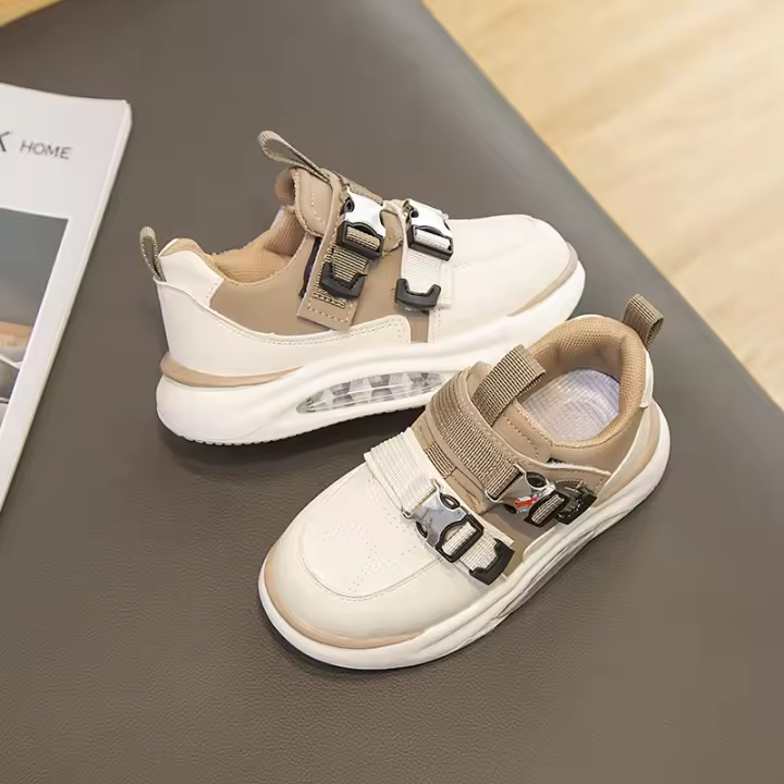 Zapatillas de deporte informales con cojín de aire para niños y niñas, suaves para estudiantes, zapatillas antideslizantes para correr - 1
