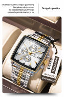 Relojes de hombre de cuarzo con cronógrafo luminoso resistente al agua - details 2