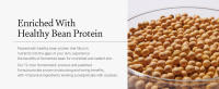 healthy bean protein, rich nutrients, nourished and radiant skin, 72 hour fermentation