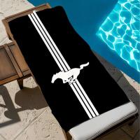 Fahion F-FordS M-Mustang Soft Pool Regalo para viajes Gimnasio Ducha Camping Secado rápido Deportes Toalla de playa grande - details 4