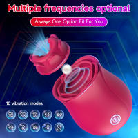 Vibrador de huevo de salto sexual Rosa 2 en 1, masturbador de succión, masajeador, juguete adulto, electrodoméstico femenino - details 0