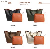Bolso de hombro de cuero de lujo para mujer, bandolera con asa superior, gran capacidad, 2021 - details 2