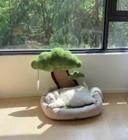 Habitat de Gato COTTECOTA-Cat Poste de Árbol para Mascotas Lavable Diseño Original 53x42x55.5cm - details 0