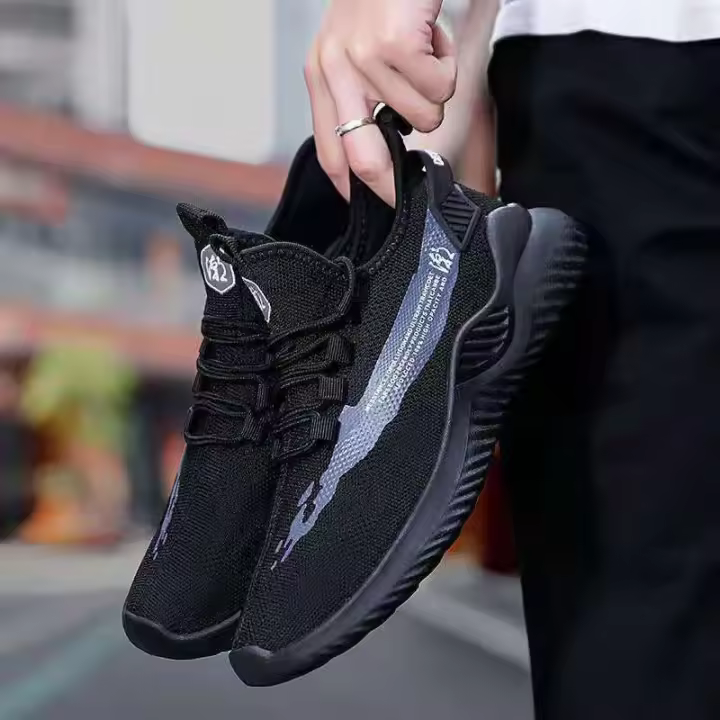 2024 nuevo estilo transpirable versión coreana zapatillas de deporte casuales para hombres, zapatos deportivos de malla de moda masculino - 1