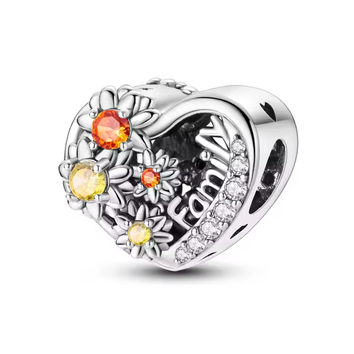 Cadena de seguridad con estampado de Pata de Gato rosa, abalorios coloridos para loros, colgante compatible con pulseras originales, collar de plata 925, joyería fina - 1