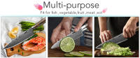Cuchillo de Cocina de Acero Inoxidable de Alto Carbono 7CR17 Cuchillo de Chef de Estilo Japonés para Carne, Verduras, Frutas, Pescado Cocina y Dining - details 0