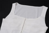 BUNO-vestidos elegantes de verano para mujer, novedad de 2024, vestidos de fiesta blancos, vestido corto acampanado de corte A para vacaciones - details 11